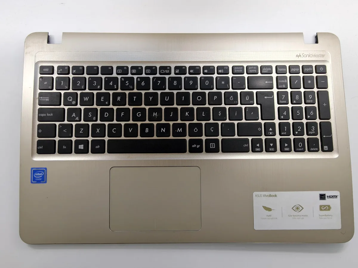 Asus X540 R540 A540 D540 X540M X540MA Üst Kasa Klavye Kasa